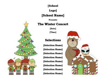 Image result for Winter Concert Program