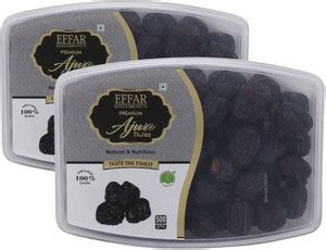 Effar Dates & Dryfruits Premium Ajwa Dates 1000g Khajur Khajoor [Pack ...