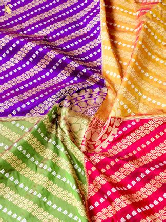 Handloom Banarasi Rangkat Silk Chauki Dupatta – Khinkhwab