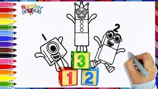 Numberblocks Drawing Tutorial 的图像结果