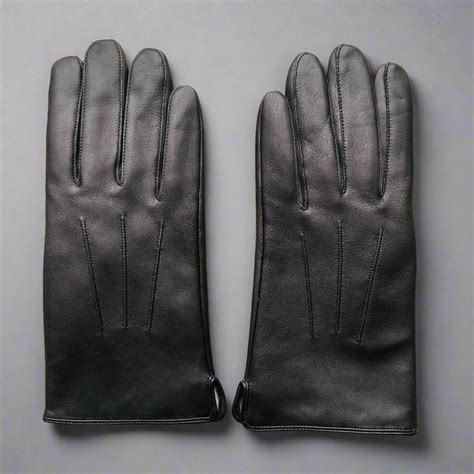 Men's Cashmere Lined Lambskin Leather Gloves | Classic British Style ...