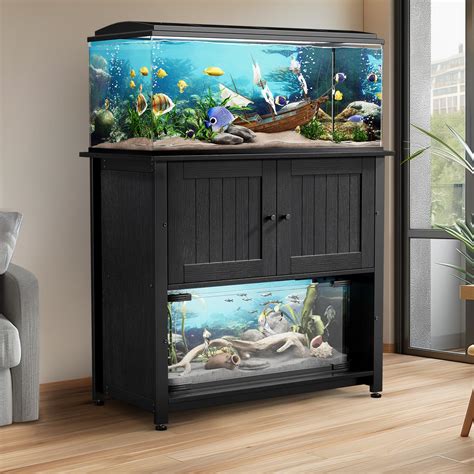 Tatub 40-50 Gallon Fish Tank Stand, Aquarium Stand with Storage Cabinet ...