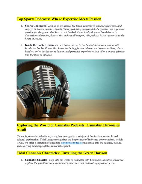 PPT - Tidal League Podcast Hosts | Meet the Voices Behind the Game ...