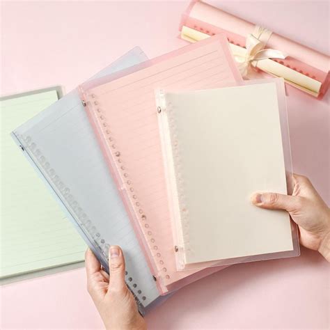 Buy A5/B5 Detachable Notebook Blank Grid Line Refill Spiral Binder ...