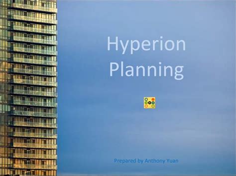 Image result for Hyperion Planning Tutorial