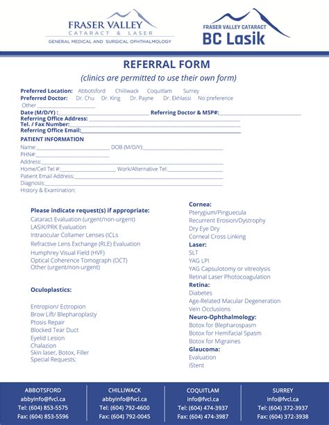 Fraser Valley Cataract and Laser Referral 2024 – The Oscar Galaxy