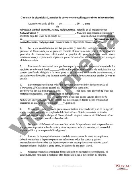 Long Beach California Contrato de electricidad, paneles de yeso y ...