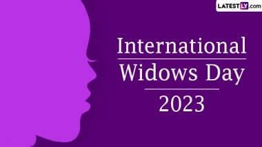 International Widows' Day 2023 Date and Theme: Know History and ...