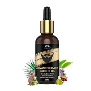 INTIMIFY Beard Growth Oil | For Thicker & Longer Beard | Non Sticky and ...