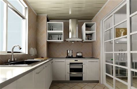 3平方厨房设计效果图,3平米u型厨房,3平米l形厨房_大山谷图库