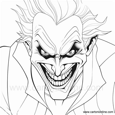 Joker Coloring Pages For Kids