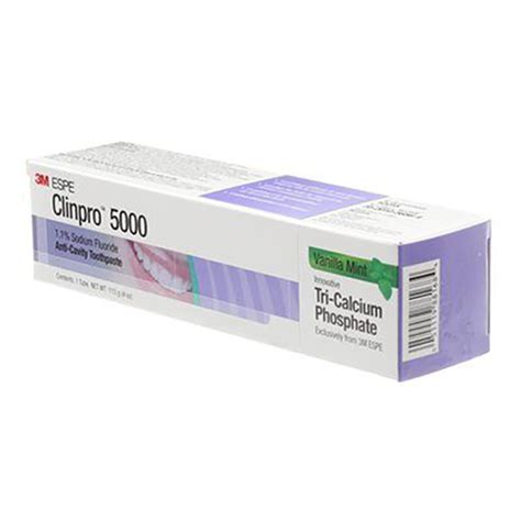 Clinpro 5000 Anti-Cavity Toothpaste (1.1% Sodium Fluoride), Vanilla Mint, 113g - Dental Deals Canada