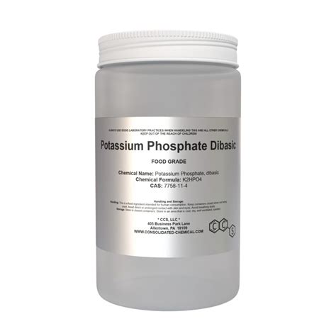 Potassium Phosphate, Dibasic - Kosher Certified - Consolidated Chemical