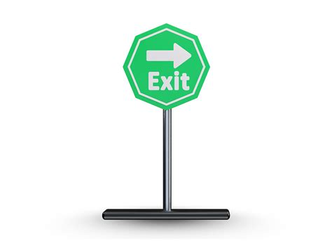 Image result for Cool Exit Sign