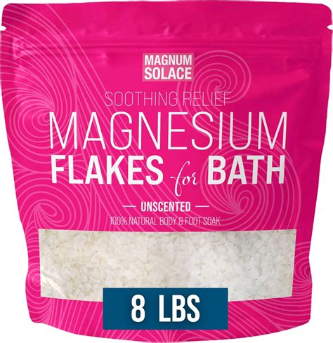 Amazon.com : Magnesium Flakes for Bath - Magnesium Chloride Flakes ...