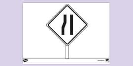 Stop Road Sign Colouring | Colouring Sheet (teacher made)