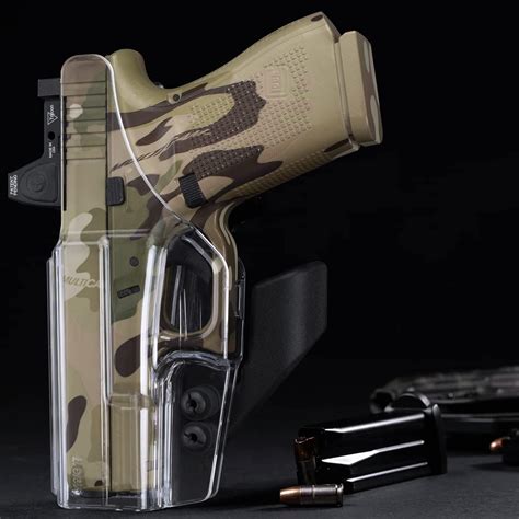 Buy IWB Clear Holsters, Optic Cut & Claw Optional: Glock 17/19/19X/44 ...
