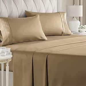 Buy Flat BedSheet with 2 Pillow Covers 600 TC 100% Egyptian Cotton ...