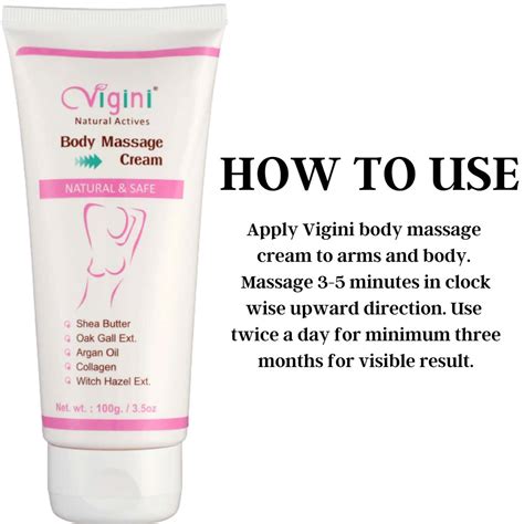 Buy VIGINI BREAST BUST BODY BOOBS SIZE INCREASE FULL 36 FIRMING MASSAGE ...