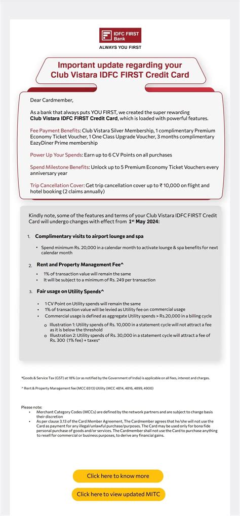 #idfc #vistara #devaluation #minimum #fees #rent #property #utility #bills #fee #billing #cycle ...