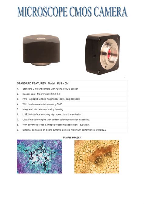 Microscope CMOS Camera Manufacturer from Mumbai