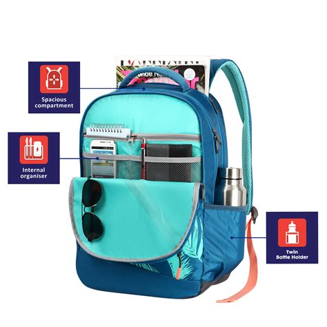 Buy Lavie Sport Blue Beach Backpack Online