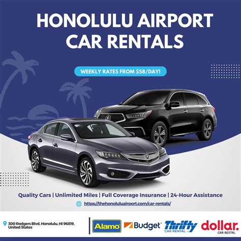 Honolulu Airport Car Rentals | Rentals from $58/day!