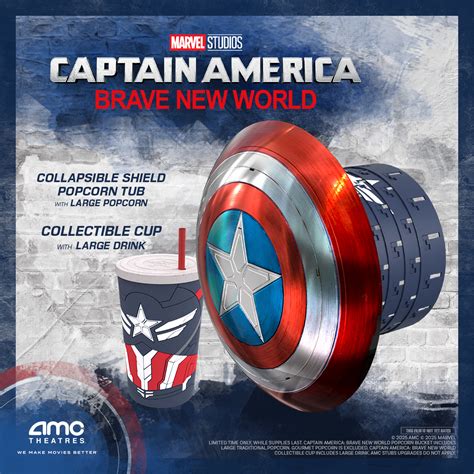 captain america brave new world amc shield popcorn bucket - AllEars.Net