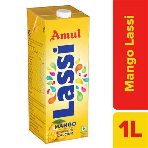 Amul Mango Lassi, 1L Tetra Pack