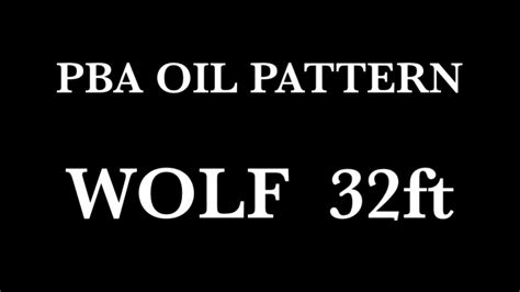 Image result for PBA Wolf 32 Pattern
