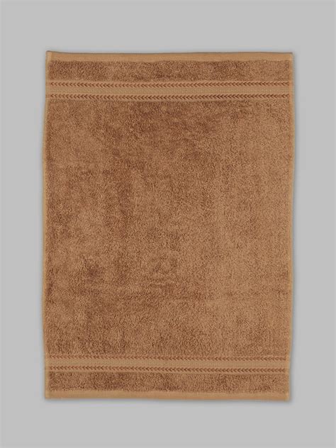 Cotton Bamboo Terry Hand Towel Brown HC8 (Pack of 2)