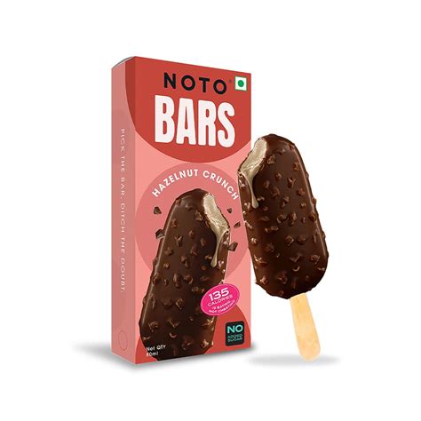 Hazelnut Crunch Bar [80ml] – NOTO Healthy Ice Cream