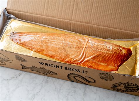 Indulgent Whole Hot Smoked Salmon Side - Wright Brothers Home Delivery