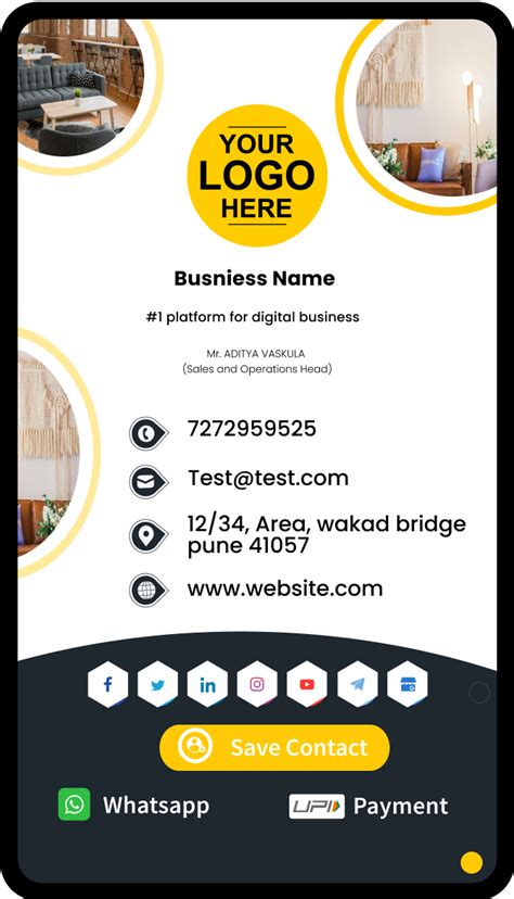 Free Digital Business Cards For Businesses | Create Your Card