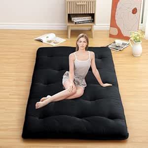 Deevine Craft Quilt Cotton Floor Bed Mattress, Foldable,Rollable ...