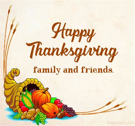 Thanksgiving Wishes for Family - WishesMsg