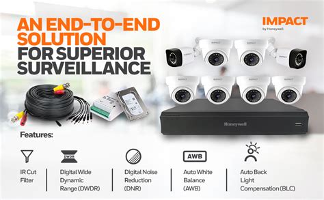 Buy IMPACT BY HONEYWELL 2 MP CCTV KIT Without DVR I with 4 CCTV Cameras ...