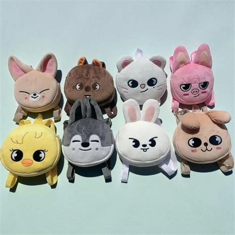 Buy SKZOO Plush Backpack | Stray Kids Inspired Mini Bag | K-pop Fan ...