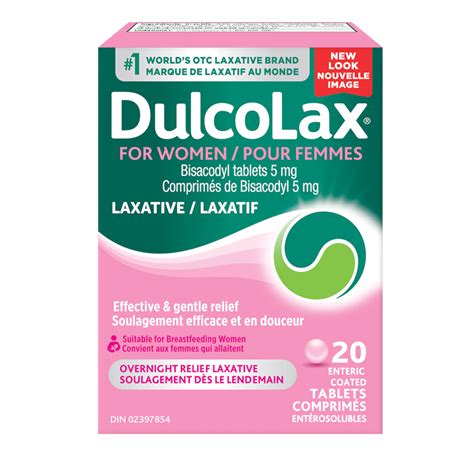 Dulcolax for Women, Bisacodyl 5mg Stimulant Laxatives for Occasional ...