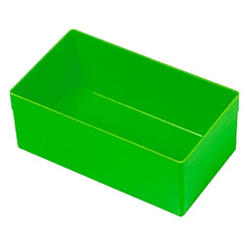 Green Plastic Rectangular Medium Container for Suitcases, H 51 mm | FACOM