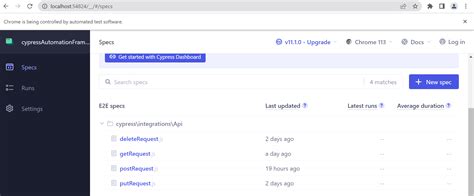 API Testing Using Cypress 的图像结果