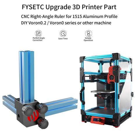 Buy FYSETC 3D Printer Accessories 1515 Aluminum Extrusion Right-Angle ...