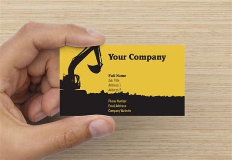 Best Construction Business Card Design 的图像结果