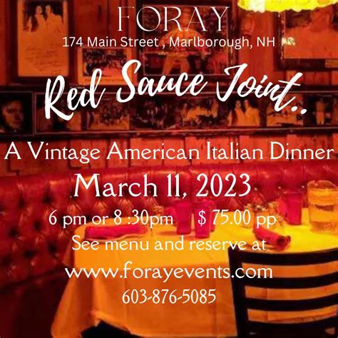 "Red Sauce Joint", Foray Studio, Marlborough, 11 March 2023 | AllEvents.in