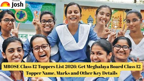 MBOSE class 12 toppers list 2026: Get Meghalaya Board class 12 topper ...