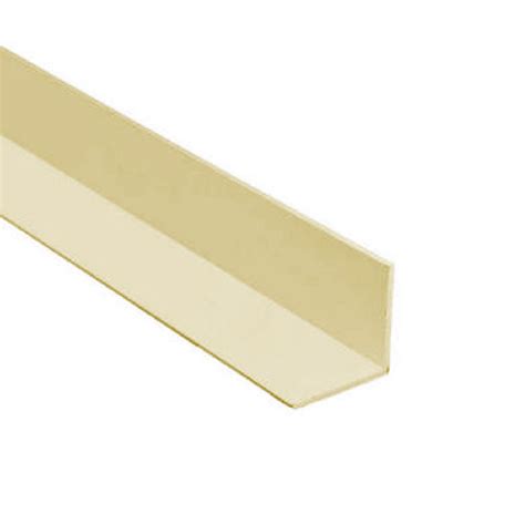 Buy 3 x Cream 1 Metre UPVC Plastic Rigid Angle 40 x 40mm Corner Cover ...