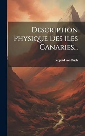 Buy Description Physique Des Iles Canaries... Book Online at Low Prices ...