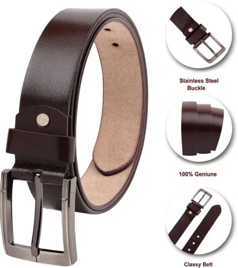 ajanta supreme Men Formal, Party, Casual, Evening Brown Genuine Leather ...