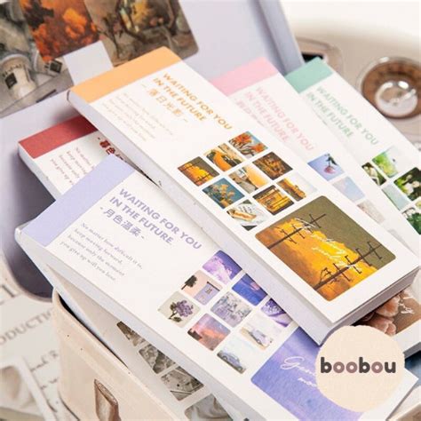 Jual Aesthetic Buku Sticker Pack Stiker Scrapbook Planner Isi 90 ...