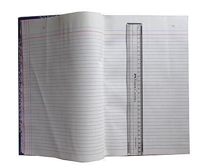 Shyamaraj Single Line Long Register (400 Pages) : Amazon.in: Office ...